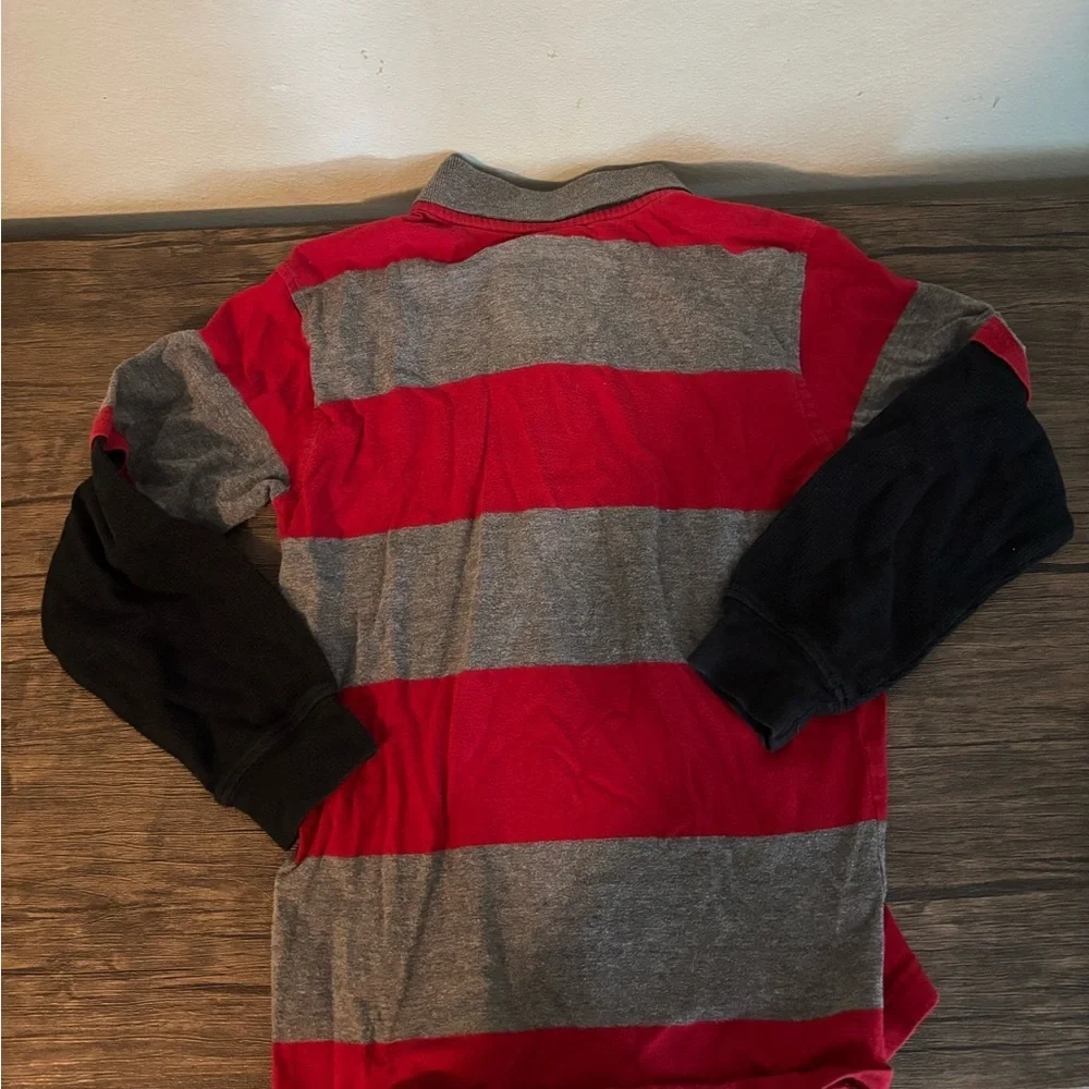 Wrangler Jeans Co. Boys Long Sleeve Polo Shirt